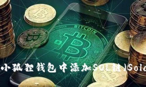 如何在小狐狸钱包中添加SOL链（Solana链）